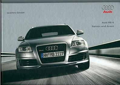 AUDI C6 RS6 SALES BROCHURE.JPG