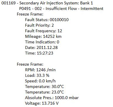 AUDI C6 RS6_Secondary air injection fault_P0491_02 VCDS scan.JPG