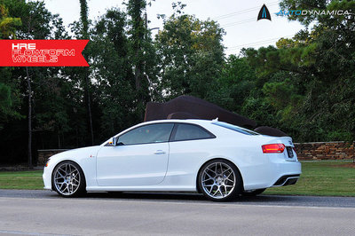 Audi RS5 with HRE FlowForm FF01 wheels in Gloss Silver.jpg